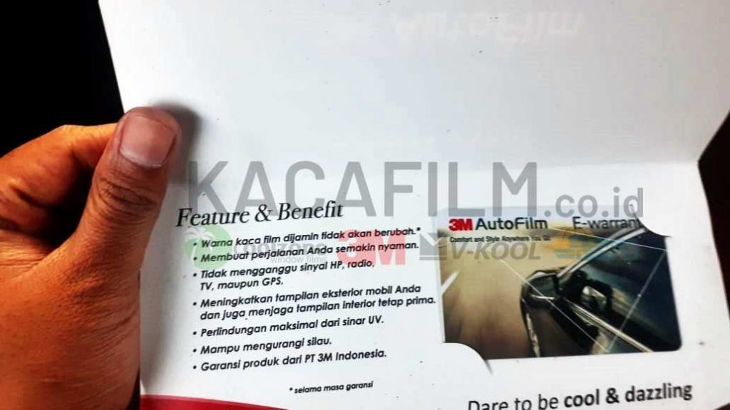 Jual & Pasang Memilih Kaca Film Yang Sesuai Dengan Warna di Mobil - Kartu Garansi